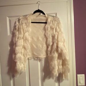 H&M Fringe jacket